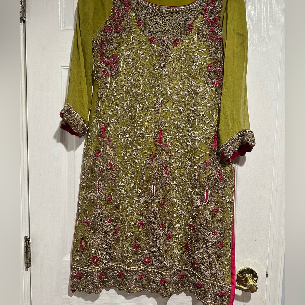 Formal gharara pakistani Indian wedding wear - small size